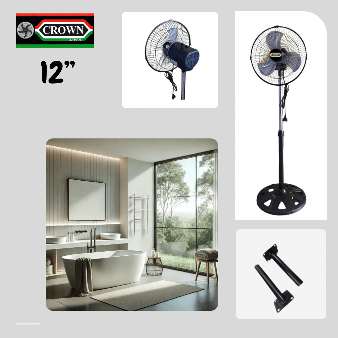 Ventilador 12” 3 en 1 Crown 12" Orbital - Athletic Victory